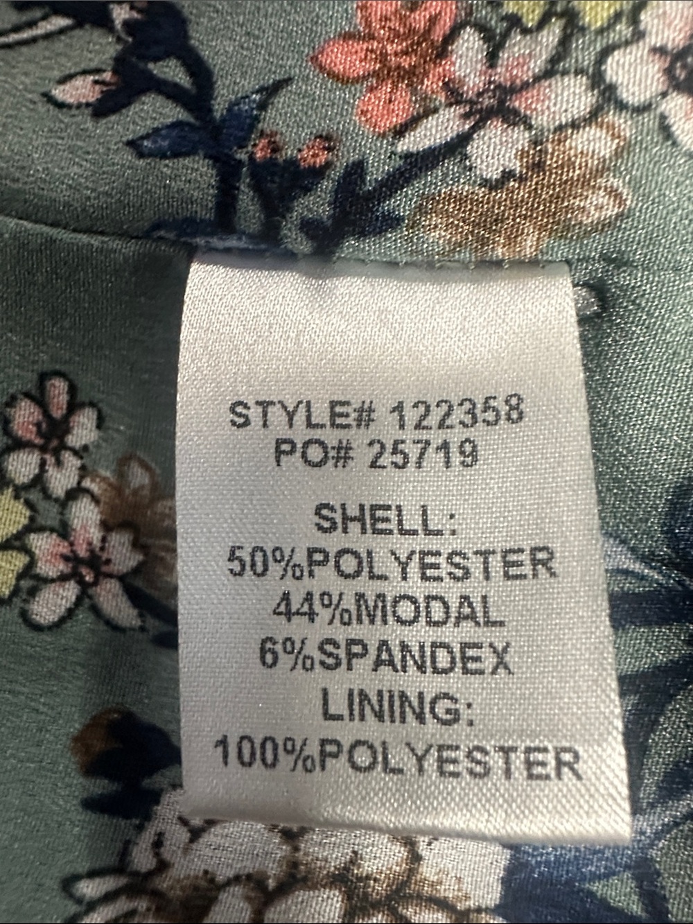 Skies Are Blue Notch Lapel 3/4 Sleeve Open Front Statement Blazer XL - 1X Modal - Picture 8 of 9